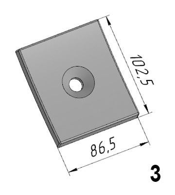 Р-769 (SLB010311251; 14033995) Бронелист нижний крайний SANY (SLB1500)