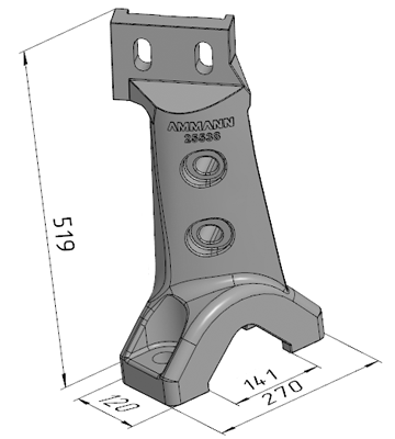 Р-701 (005651; 25538) Стойка левая AMMANN
