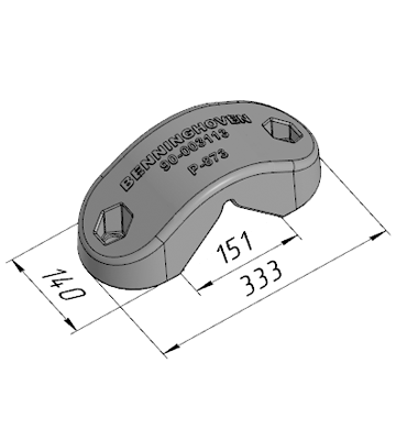 Р-873 (90-003113; 90-047505; 2290-3) Бугель BENNINGHOVEN