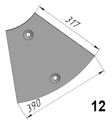 Р-677 (E) Торцевой сектор брони Лудэ-Каз (RD240)