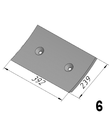 Р-684 (C) Бронелист нижний Лудэ-Каз (RD240)