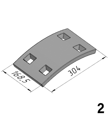 Р-1128 (I; LBQ1000С-11b-05-10) Бронелист Лудэ-Каз (RD90/105)