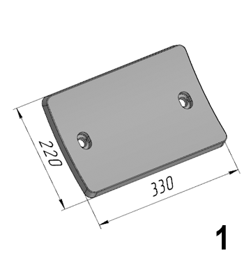 Р-850 (СЛ7; СЛ100.00.00.007) Бронелист основной Номбус (НС100)