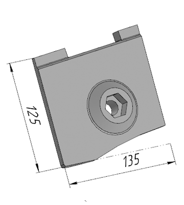 Р-118 (НС3-2L) Защита левой стойки Номбус (НС120)