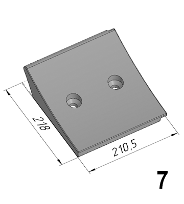 Р-609 (24C-2; 42.01.00577) Бронелист нижний крайний TTM