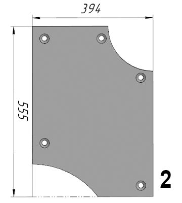 Р-617 (16C-2; 16-E2; JB2000.07-02; 1.03.06.00041) Торцевой бронелист TTM